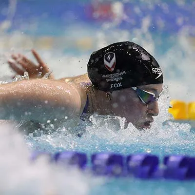 Lucy Fox swimming