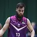 Jonas Dieterich wearing a purple Loughborough sport basketball shirt