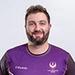 Dan McGinn wearing Loughborough sport kit