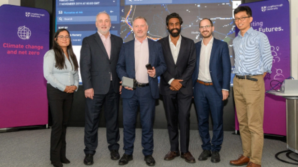 Rt Hon Steve Reed MP with Vice-Chancellor Professor Nick Jennings and Dr Jeevun Sandher MP