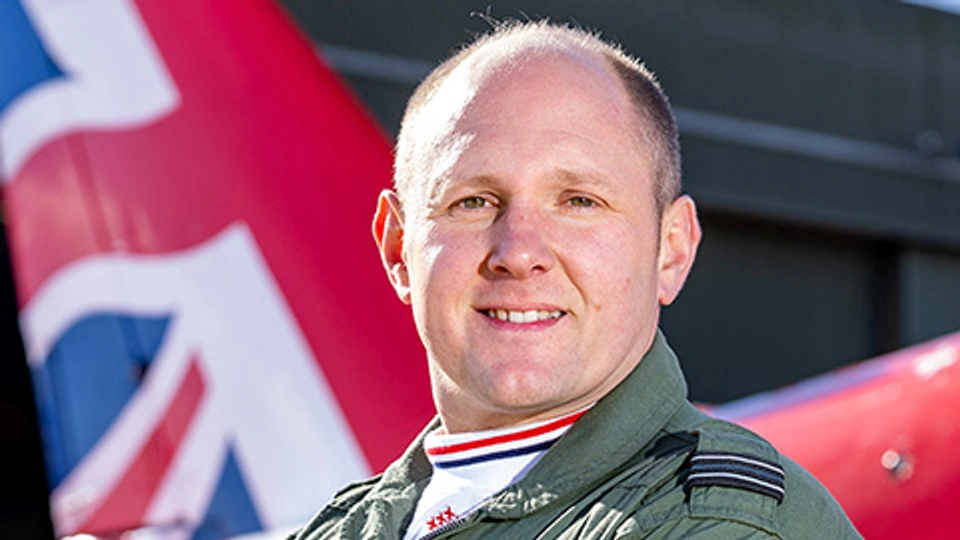 Flt Lt Rob Thomas. Image: MoD/Crown Copyright 2024.