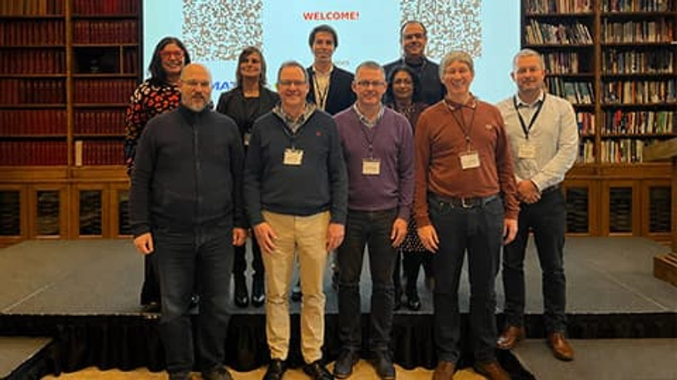 people pose for a photograph at the Royal Society of Chemistry event