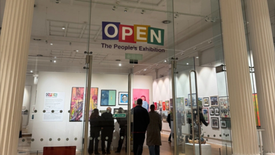 Leicester Open Exhibition Entrance