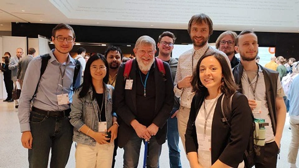 A group of people standing together