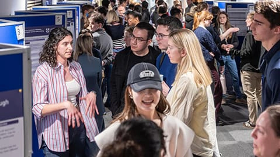 A busy conference event