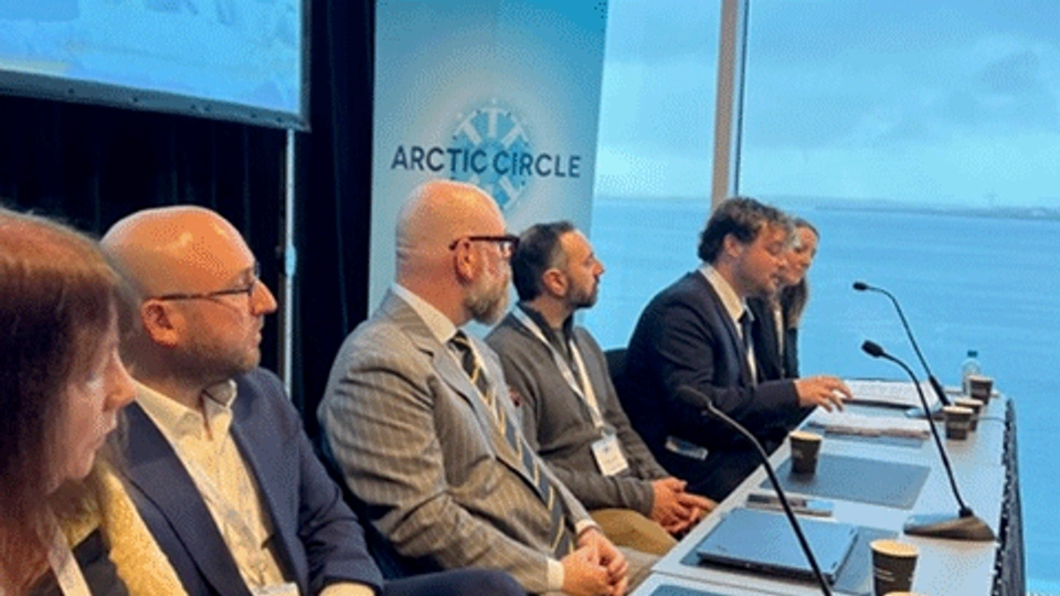 Presenters at the arctic circle assembly