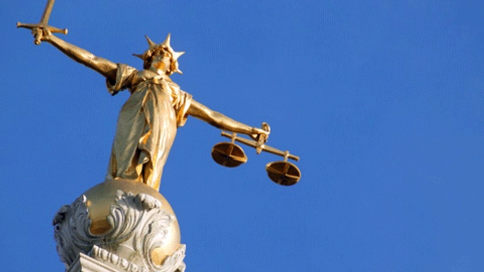 statue from the ministry of justice