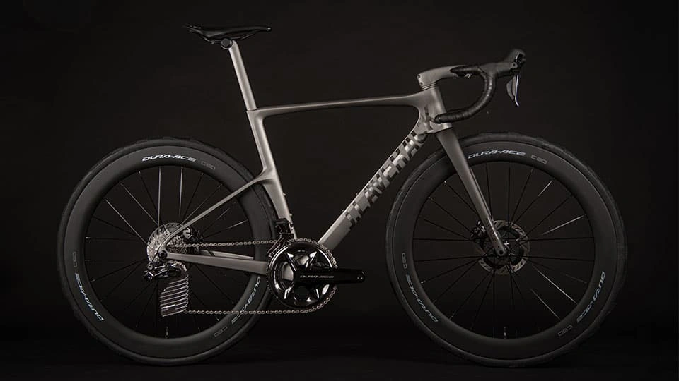 The full speedform bike pictured against a black background