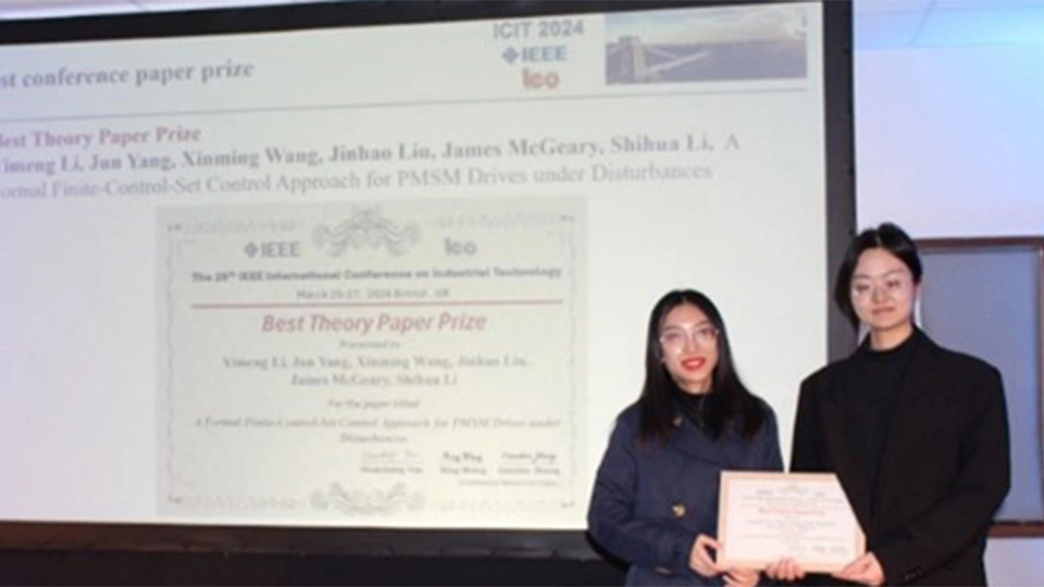 2 phd students with certificate