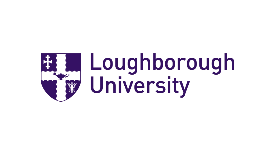 The Loughborough University logo in the brand colour 'African Violet' on a plain background.