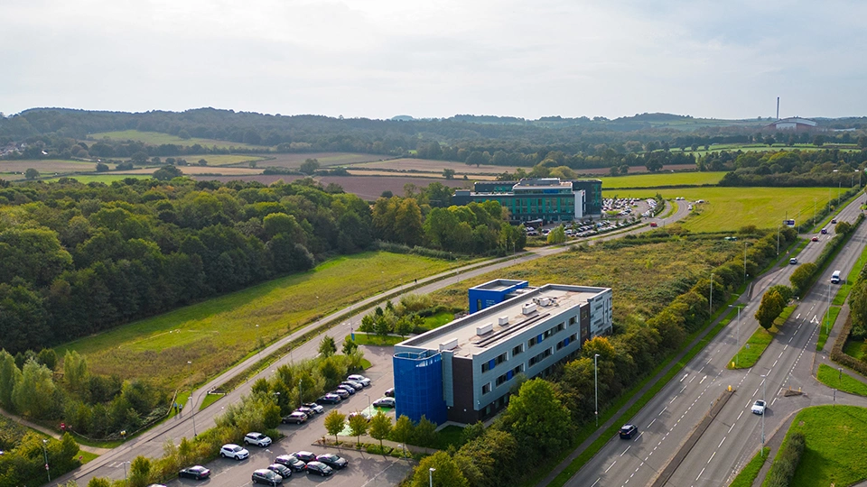 An arial view of LUSEP.