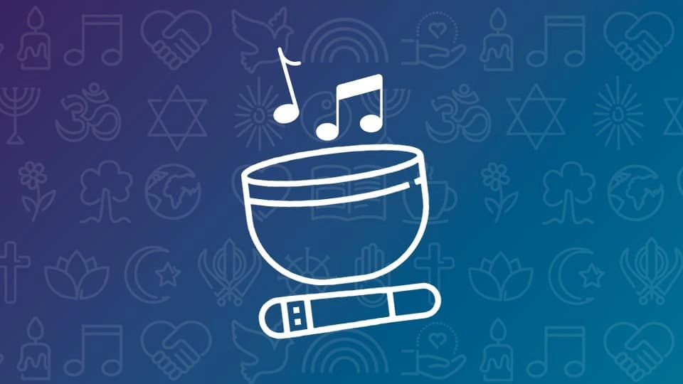 A  bowl and microphone icon
