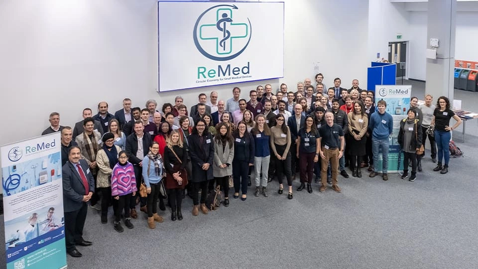 Attendees at the ReMed Conference 2023 standing together