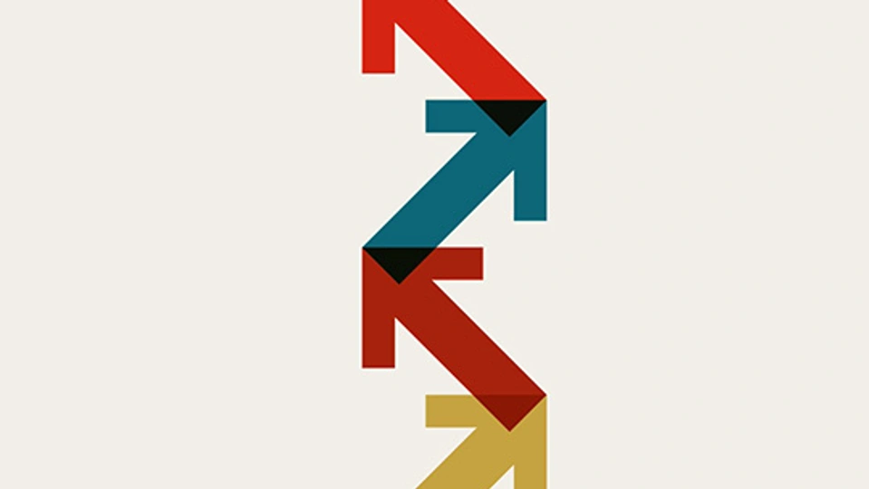 a graphic of arrows