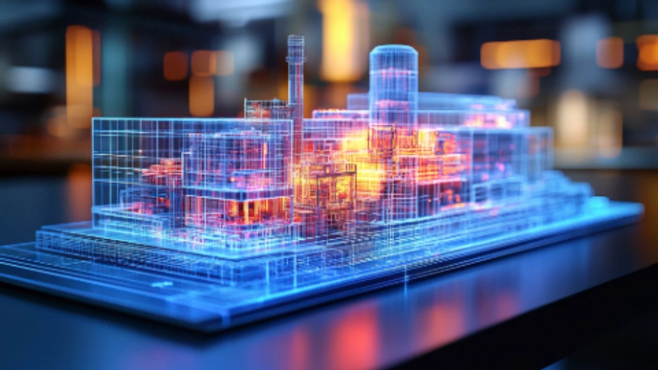 ai graphic of a digital town