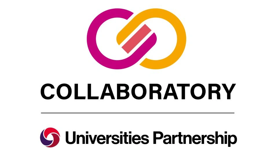 The logo for the Collaboratory partnership, featuring two interlocked circles