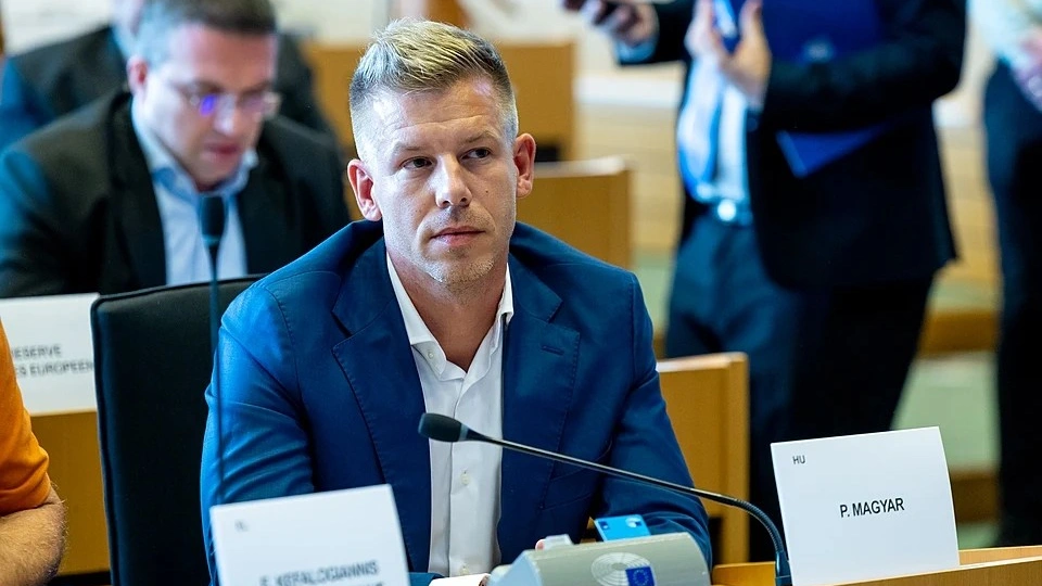 Newly elected Hungarian President, Péter Magyar.