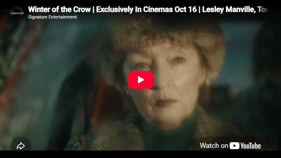 A screen shot of the Winter Crow trailer
